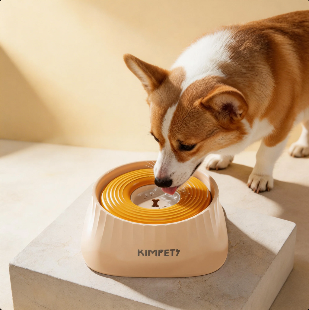 Anti-Splash Floating Dog Water Bowl