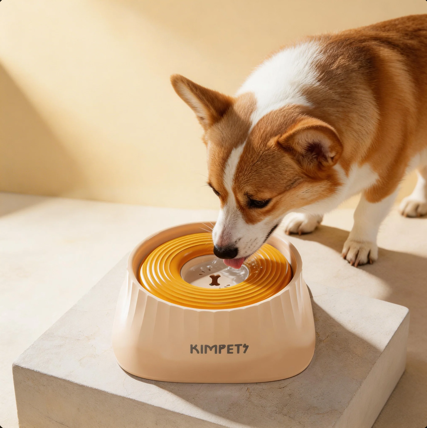 Anti-Splash Floating Dog Water Bowl