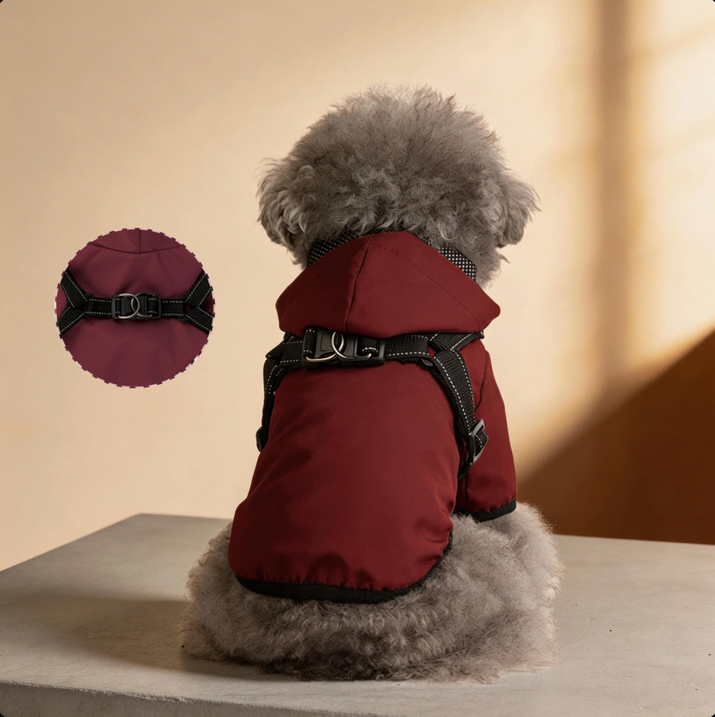 TrailGuard Reflective Waterproof Dog Jacket