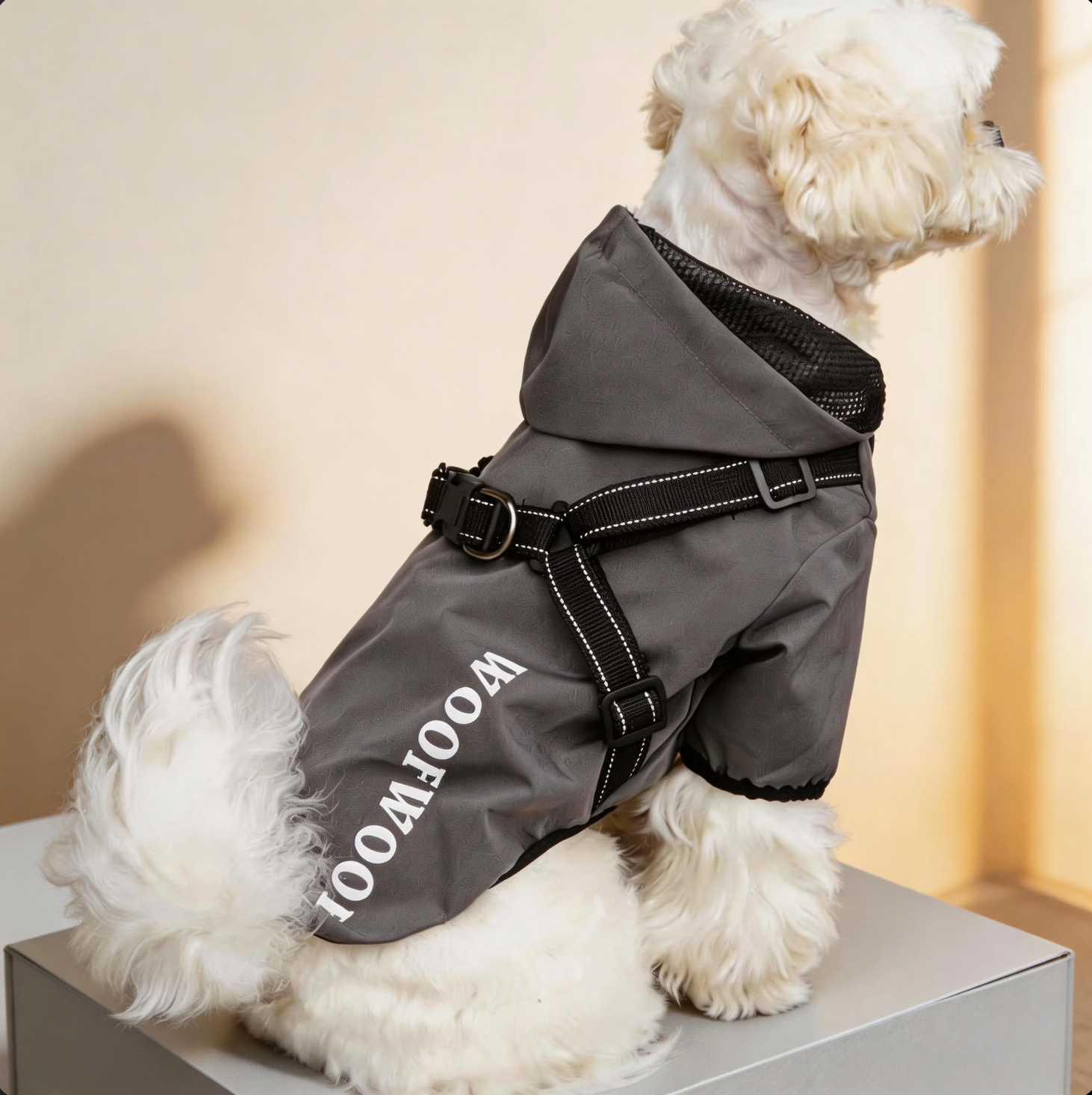 TrailGuard Reflective Waterproof Dog Jacket