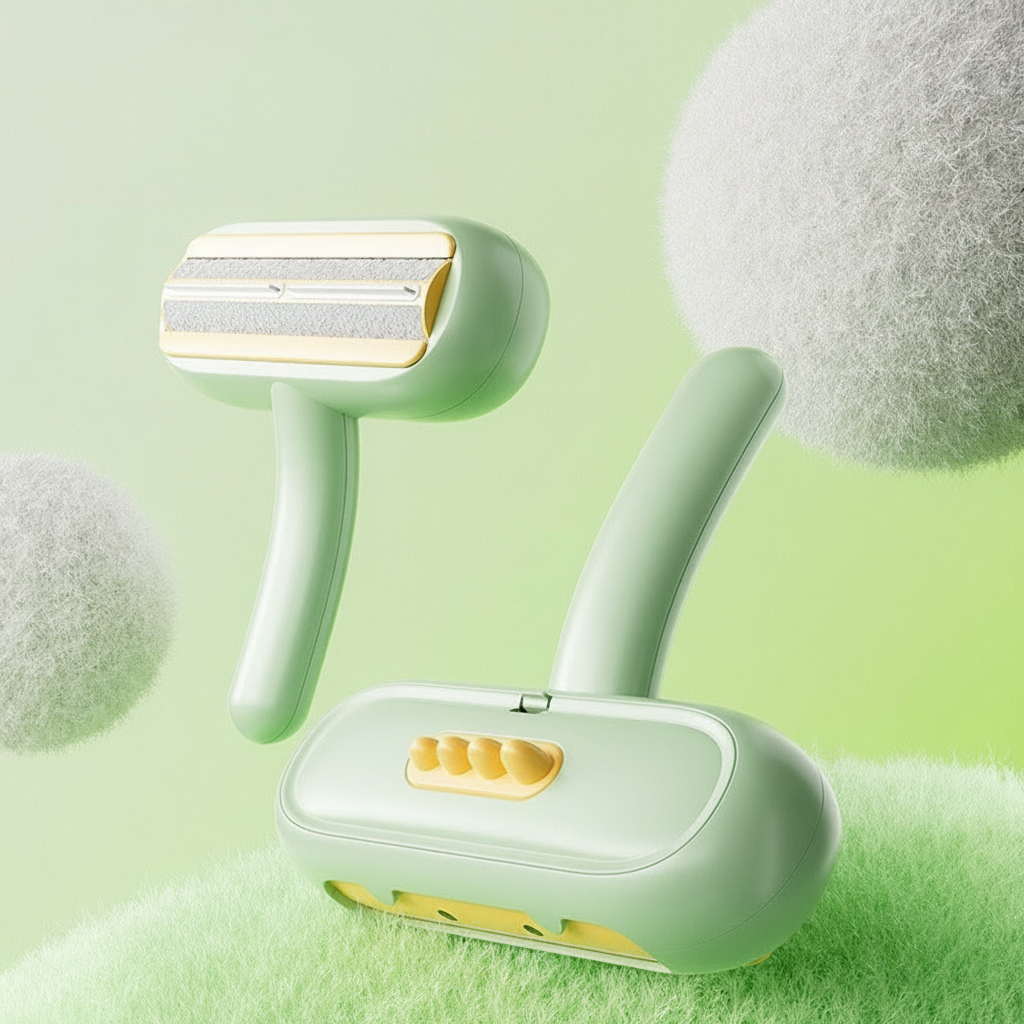 PawEase Self-Cleaning Deshedding Brush