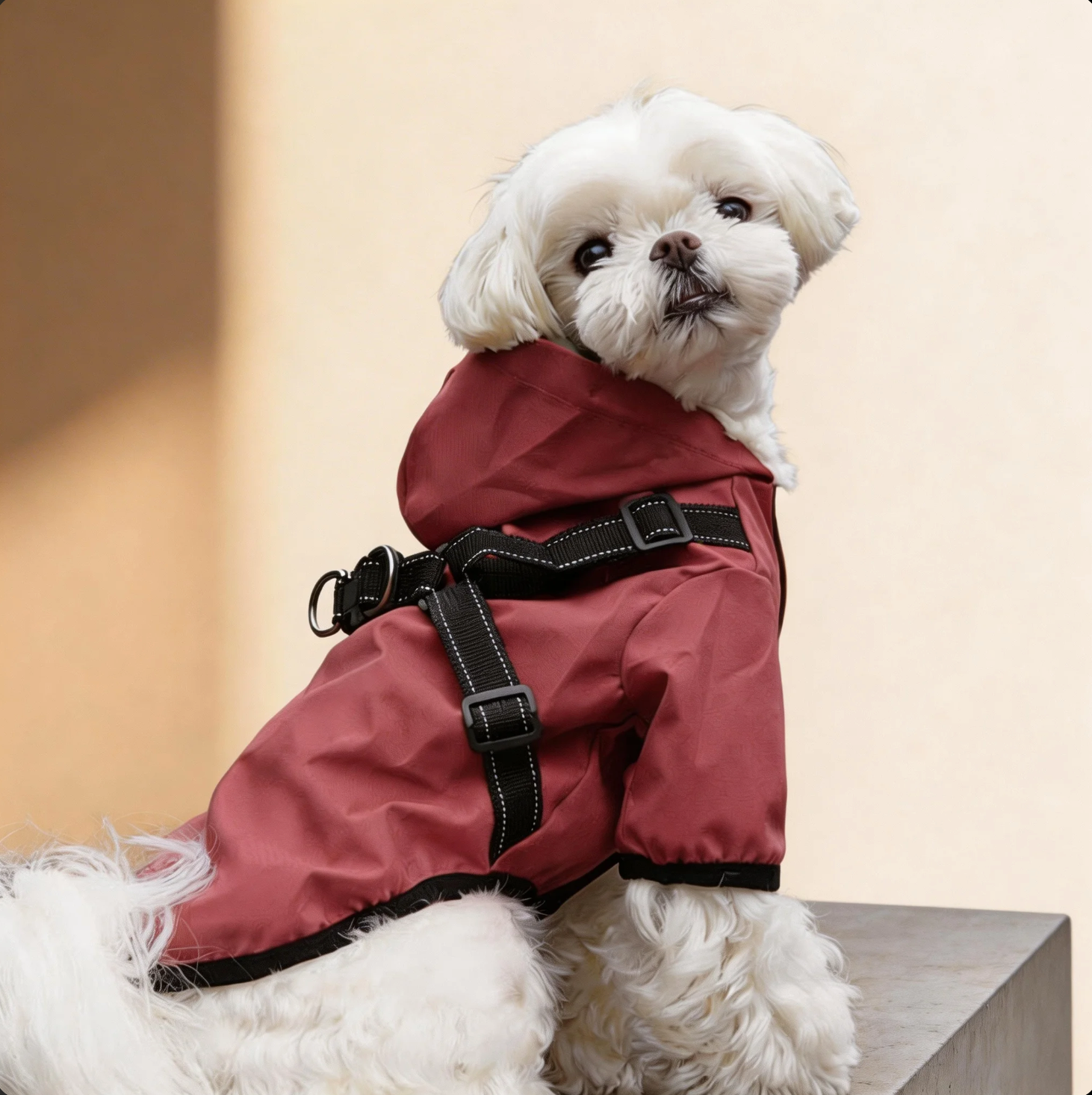 TrailGuard Reflective Waterproof Dog Jacket