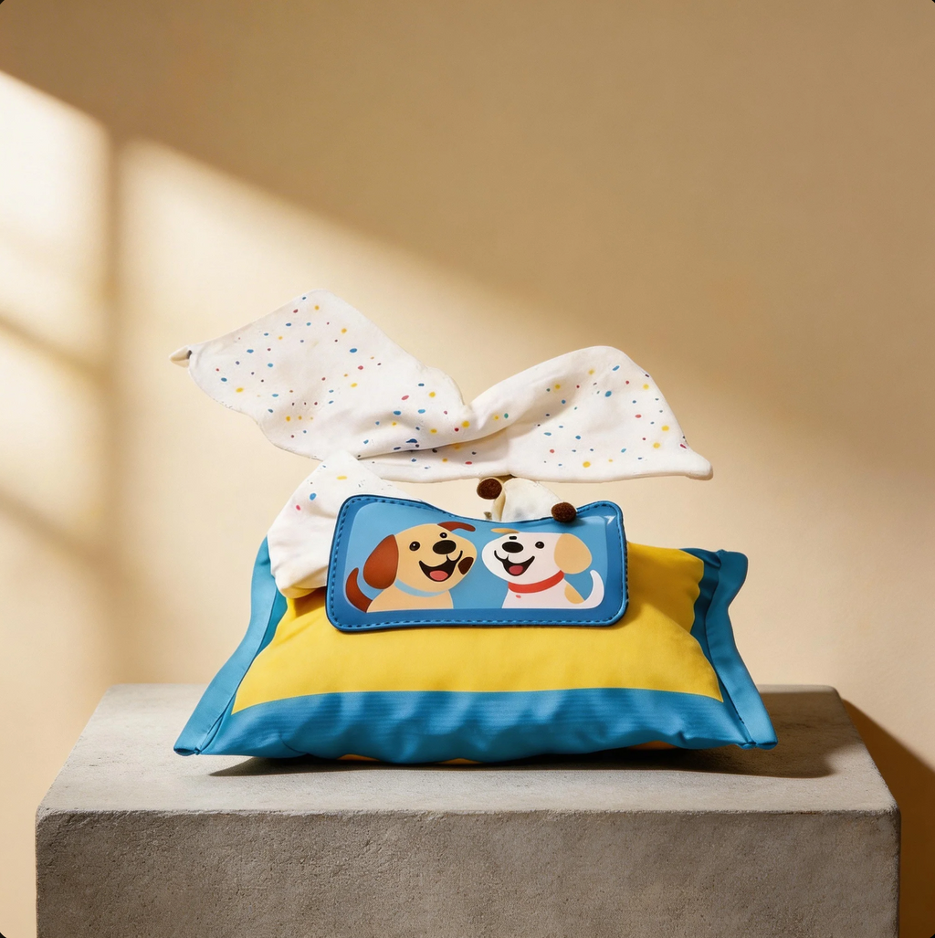 Paws & Play Interactive Tissue Puzzle Toy