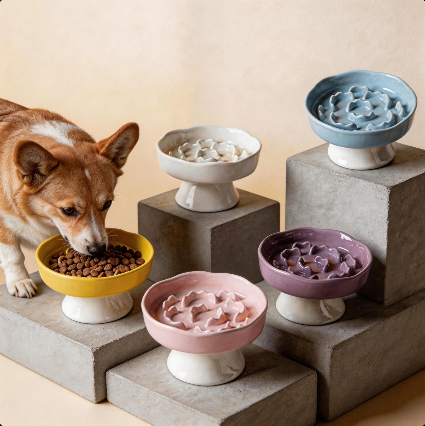 Slow Feeder Dog Bowl