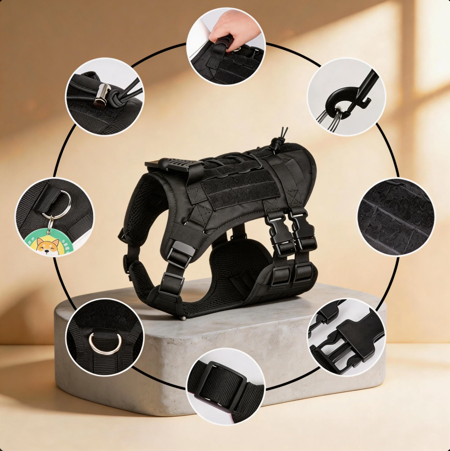 Tactical Dog Harness